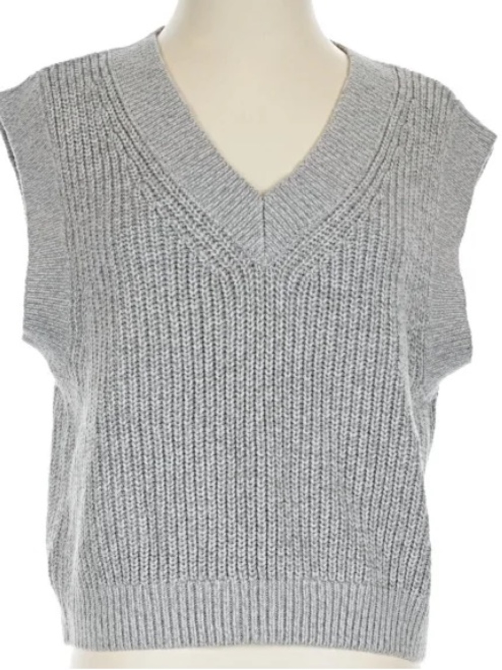 Abercrombie and fitch gray sweater vest